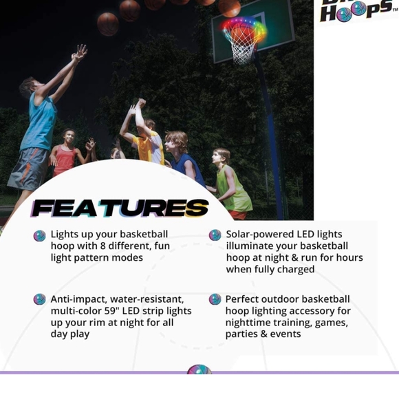 Home Smart Brite Hoops Multi-Color LED Rim Lights - Picture 6 of 6